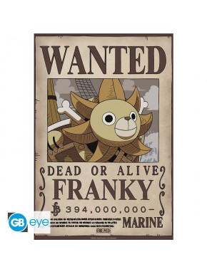 Poster One Piece style chibi de Franky Wano