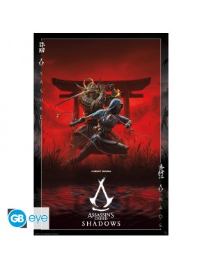 Poster maxi Assassin's Creed Shadows com arte chave
