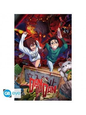 Poster de Dan da dan avec Momo et Okarun, 91.5x61 cm