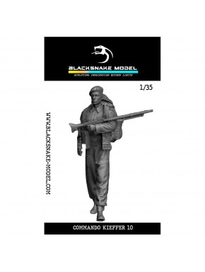 Figure de soldat Commando Kieffer WWII de Black Snake