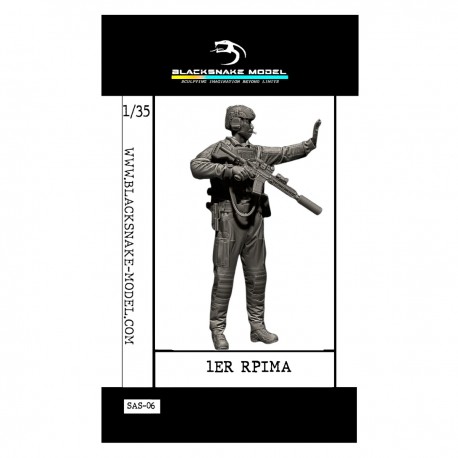 Figurine à l'échelle 1/35 de soldat du 1er RPIMa