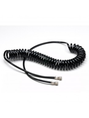 Mangueira espiral preta de uretano para compressores Tamiya