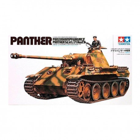 Kit del tanque Panther alemán escala 1/35 Tamiya