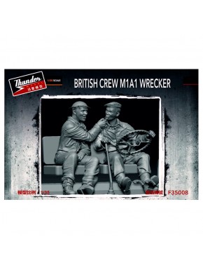Figuras de resina 1/35 de tripulación británica M1A1 Wrecker