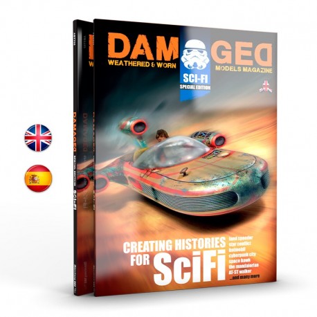 Capa da Revista Damaged Edição Especial Ficção Científica