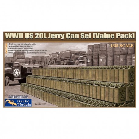 Set de bidons 20L Seconde Guerre mondiale 1/35