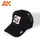 Boné preto estilo trucker AK-Interactive Real Colors