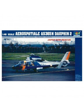 Modelo em escala Aerospatiale AS 365 N Dauphin 2 da Trumpeter