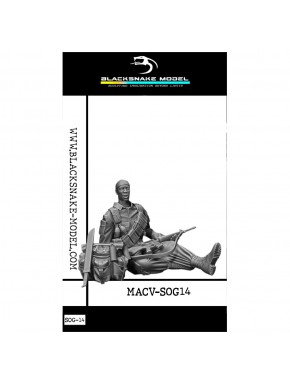 Figura detalhada MACV-SOG 1/35 com equipamento e arma