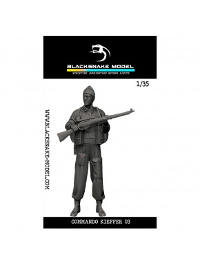 Figurine Commando Kieffer à l'échelle 1/35 Seconde Guerre mondiale