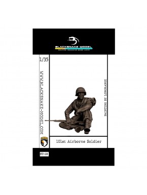 Figura soldado 101ª Aerotransportada Dia D Black Snake