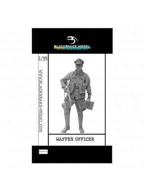 Figurine à l'échelle 1/35 Waffen Untersturmführer par Black Snake