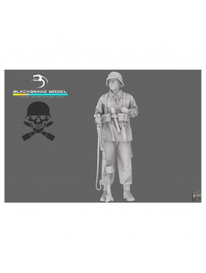 Figura soldado Waffen alemão 1/35 por Black Snake