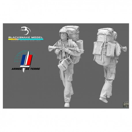 Figura de soldado do exército francês escala 1/35