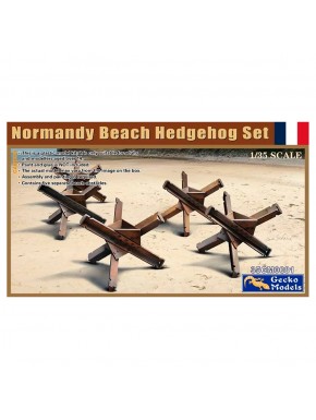 Ensemble d'obstacles plage Normandie 1/35 Gecko-Models