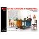 Ensemble de mobilier bureau 1/35 MiniArt