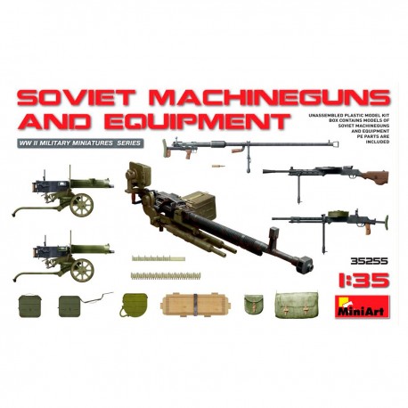 Set de ametralladoras soviéticas MiniArt 1/35