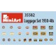 Kit de modélisme de bagages des années 1930-40 de MiniArt