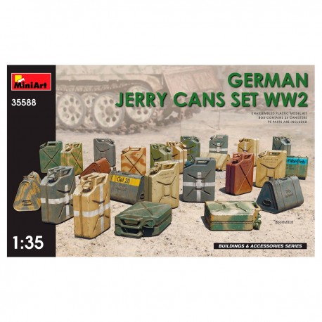 Set de jerrycans allemands 1/35 MiniArt
