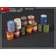 Kit maquette bidons carburant et huile 1930-50s