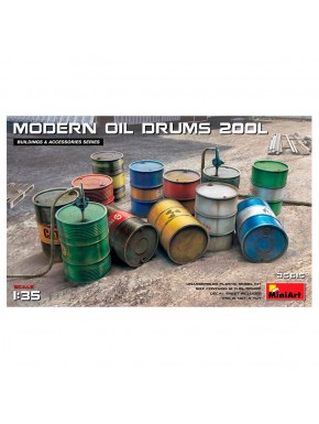 Kit de fûts d'huile 200l de MiniArt à l'échelle 1/35
