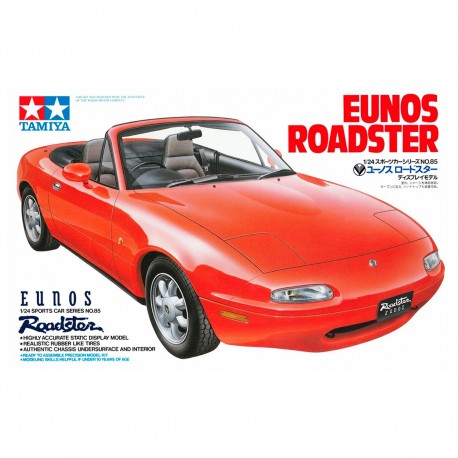 Kit de montaje Eunos Roadster a escala 1/24 de Tamiya