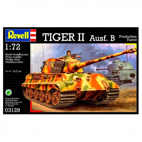 Kit em escala 1:72 do Tiger II Ausf. B da Revell