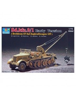 Maquete em escala do Drehkran Sdkfz 9/1 da Trumpeter