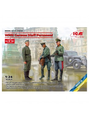 Conjunto de pessoal alemão da WWII 1/24 da ICM
