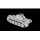 Maquette char Crusader Spaag Bofors 1/72