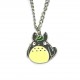 Pendant Totoro with leaf