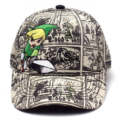 Boné de beisebol oficial de Zelda com Link