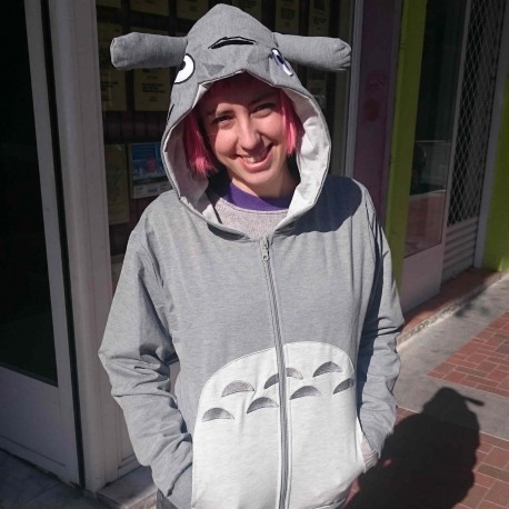 Sweat-shirt Totoro avec Capuche et Oreilles