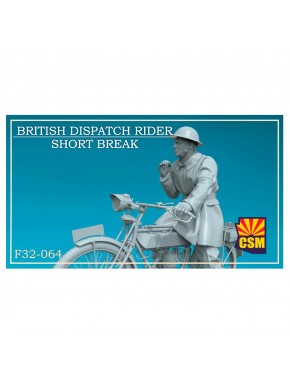 Figurine 1/32 de courrier britannique en pause