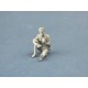 Figurine de motard britannique en scène de thé de l'après-midi