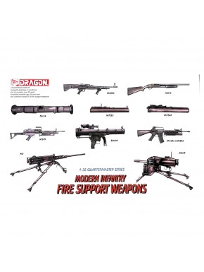Kit de modelismo 1/35 armas de apoio Dragon