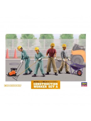 Conjunto de figuras de trabalhadores de construção escala 1:35