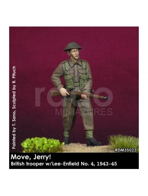 Figurine de soldat britannique à l'échelle 1/35