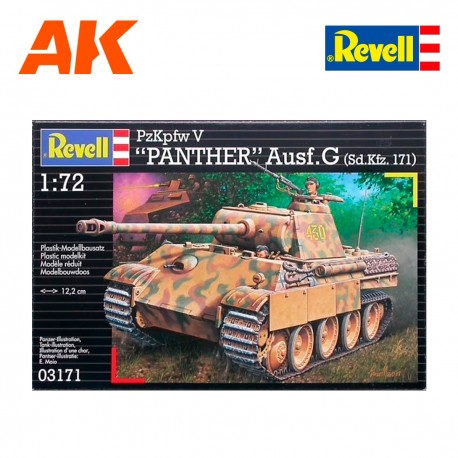 Kit modelismo tanque Panther Ausf.G Revell 1/72