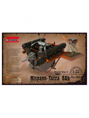 Kit moteur Hispano-Suiza 8Ab échelle 1/32 de Roden