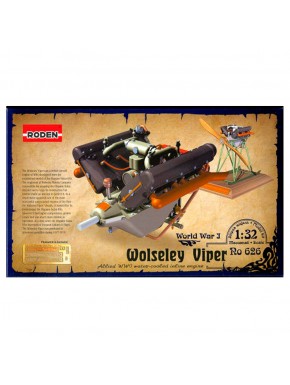 Réplique moteur Wolseley W4A Viper 1/32 Roden