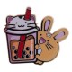 Présentoir de badges Fuzzballs avec différents designs