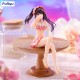 Statue de Kurumi Tokisaki en maillot rouge pastel