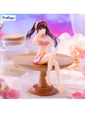 Statue de Kurumi Tokisaki en maillot rouge pastel