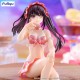 Statue de Kurumi Tokisaki en maillot rouge pastel