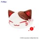 Peluche douce marron Nemuneko Cat, 35 cm, par Furyu