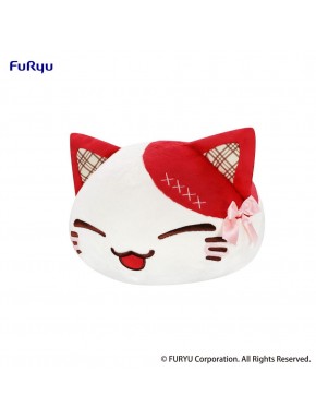 Peluche Nemuneko Cat rouge 35 cm