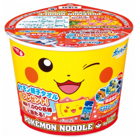 Fideos con salsa de soja Pokemon Pikachu 38 Gr