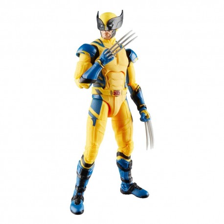 Figurine de Wolverine de 15 cm en costume jaune et bleu