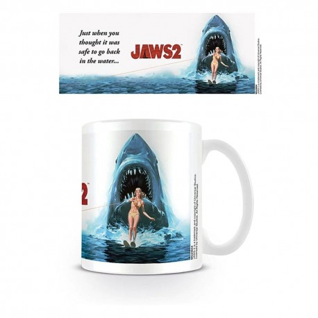Taza de cerámica con diseño de Jaws 2